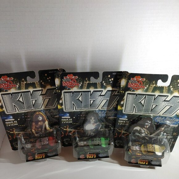 Racing Champion Signature Superstars KISS Cars. Set Of 3 Cars #1, #2, And #4 - Picture 1 of 7